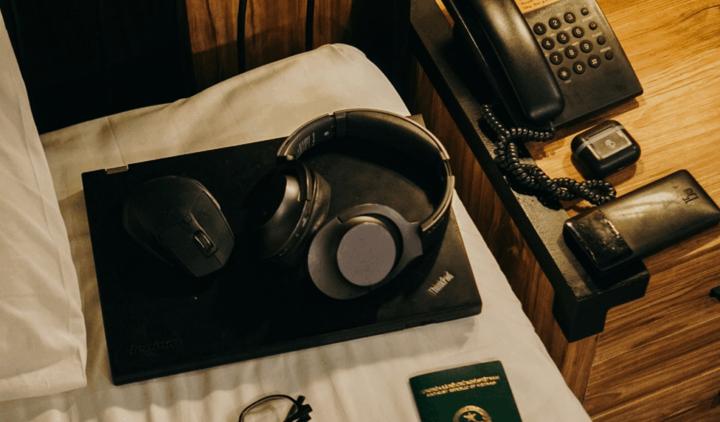 Bedrooms Filled with Electronic Clutter