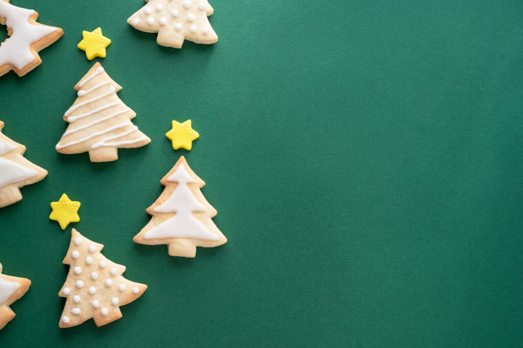 Tree-Shaped Sugar Cookie