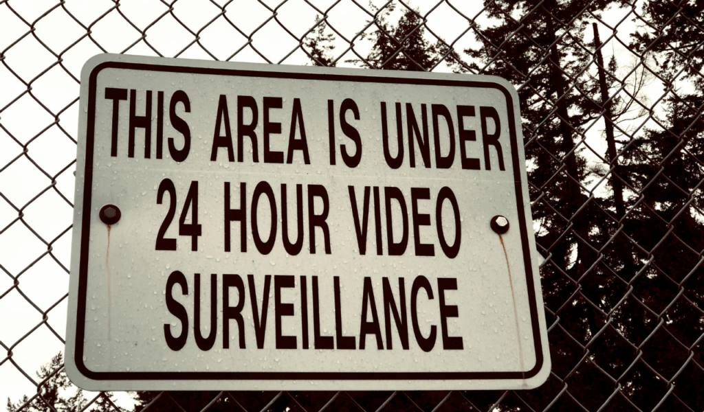 Ignoring the Importance of a Security System Sign