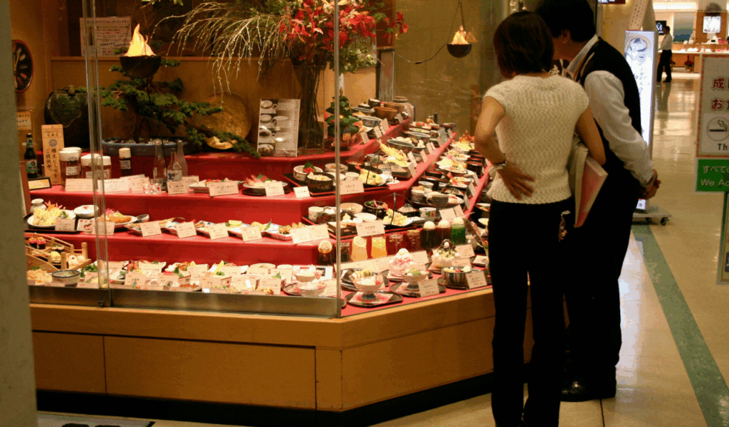 The Sushi Case at the Pharmacy-Side Entrance