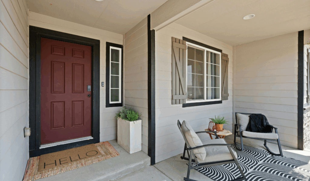 Define the Space with an Outdoor Rug