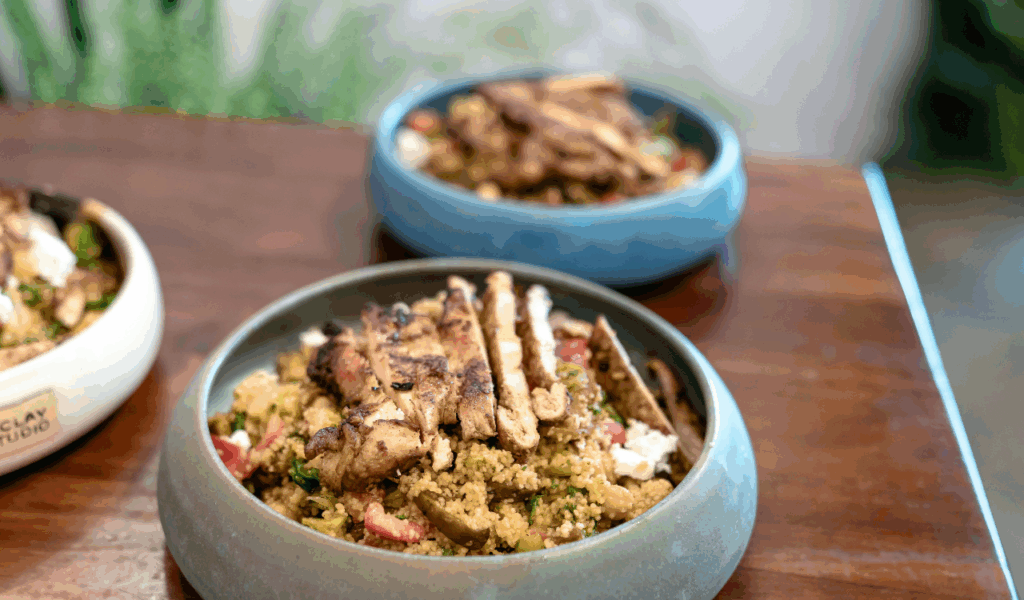 The Quinoa and Roasted Vegetable Power Bowl