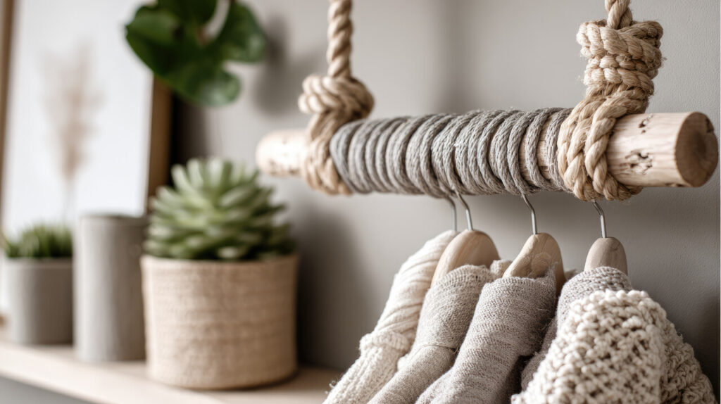 Fabric Hanging Shelves