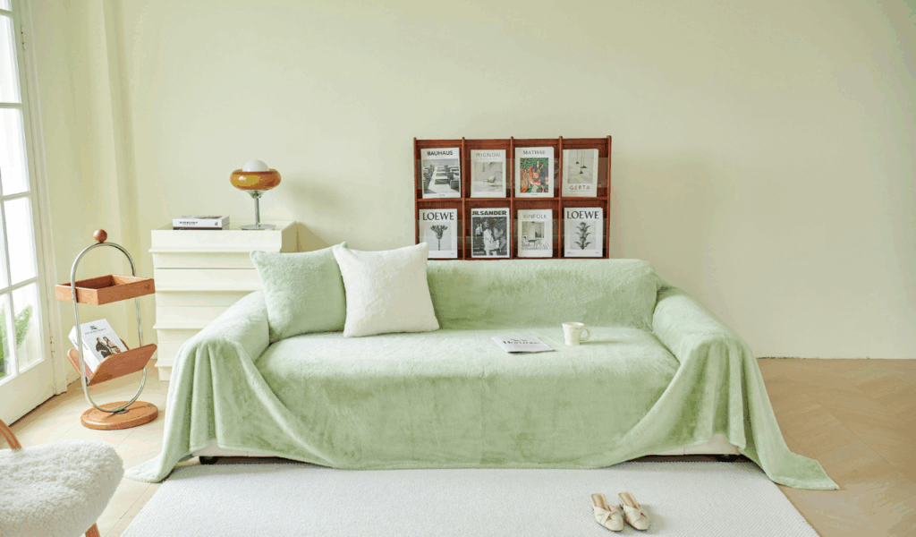 Heavy Velvet Throws with Synthetic Backing