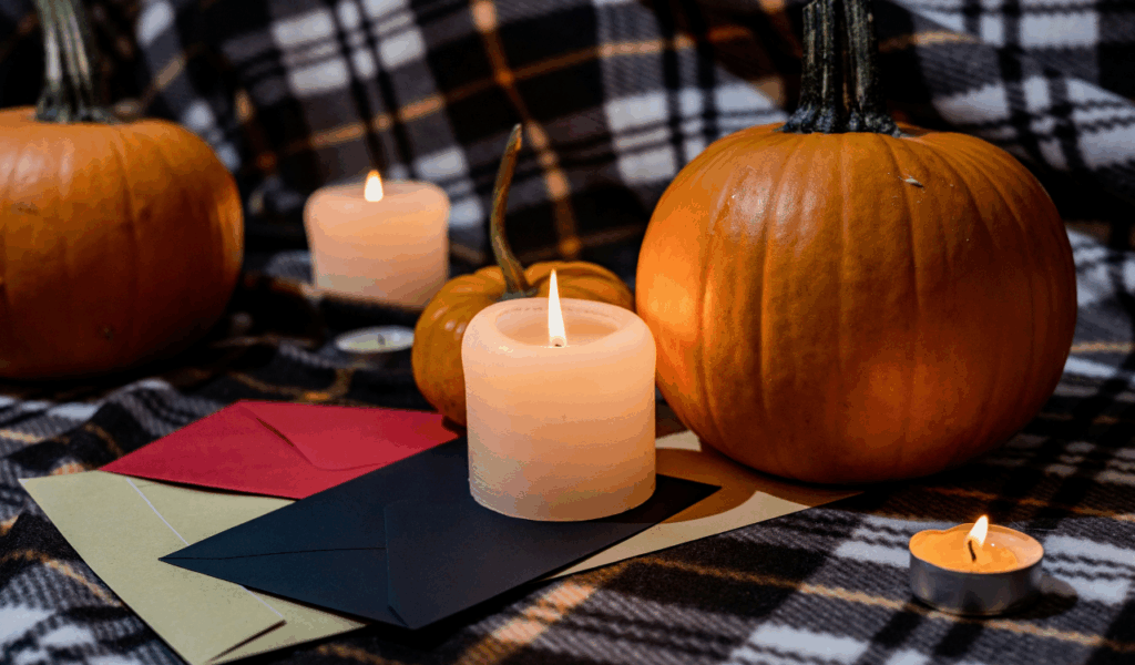 Layered Plaid Blanket Ladder Displays