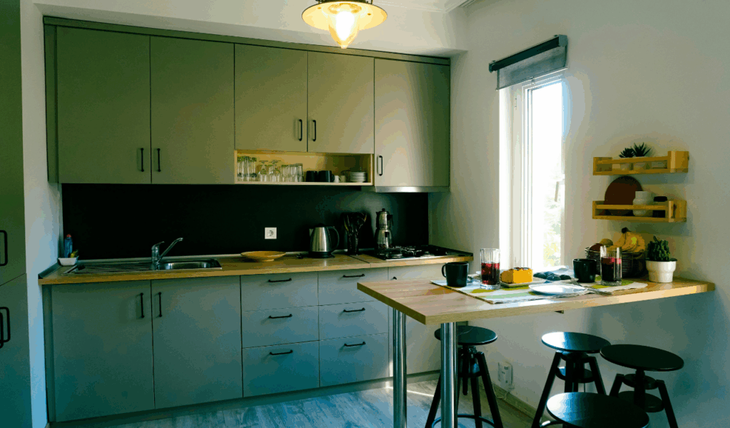 Natural Stone or Wood Countertops