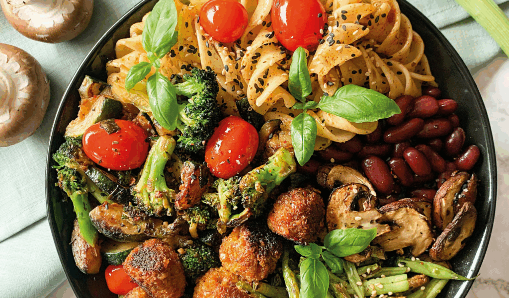 Baked Pasta with Roasted Vegetables