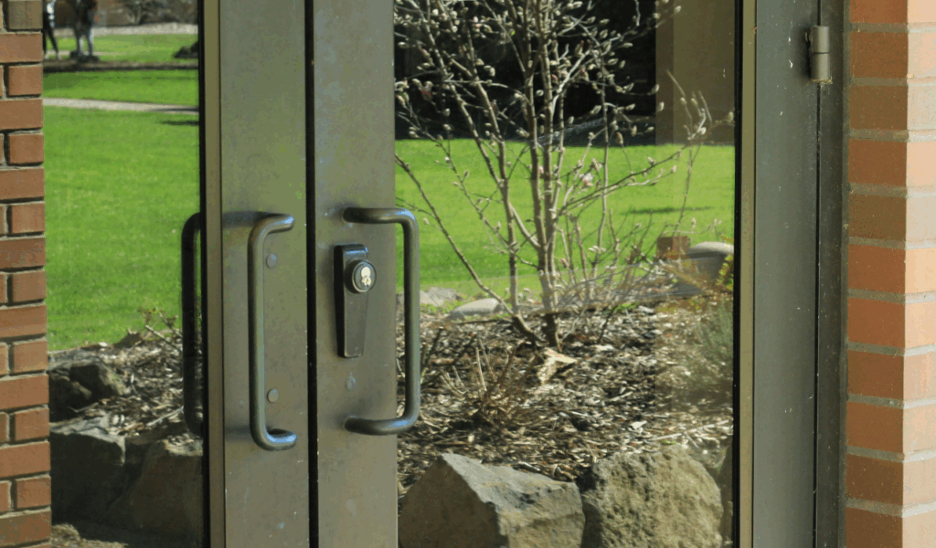 The Mirror-Inlaid Barn Door