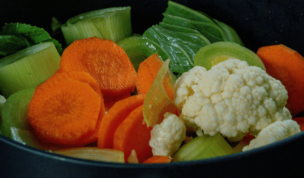 Plain Steamed Vegetables