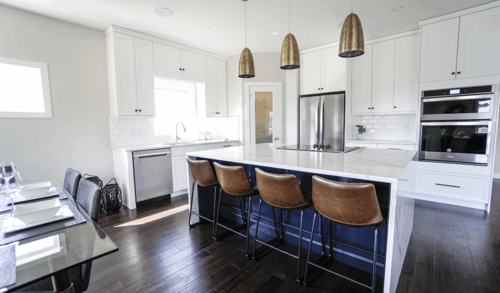 High-Contrast Marble Chip Terrazzo