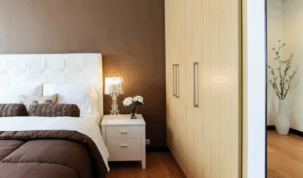 Spindle-Legged Nightstands with Drawers