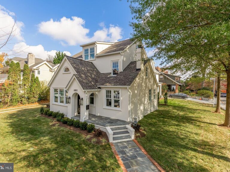 Experience Timeless 1923 Chevy Chase Home with Stunning Architectural Character, a Chef’s Kitchen, and Luxurious Living Spaces