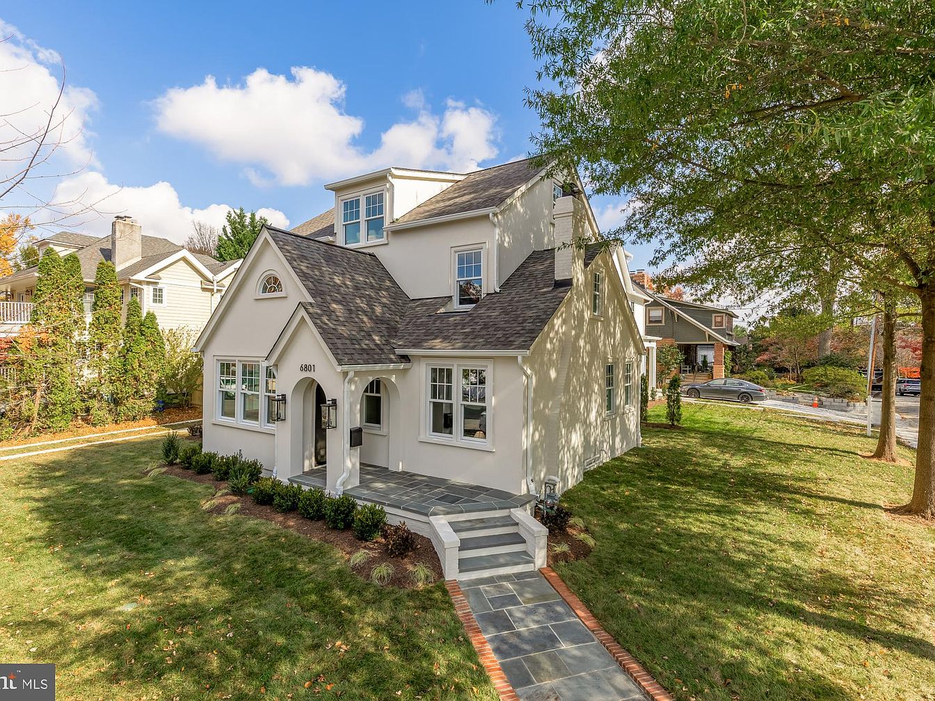 Experience Timeless 1923 Chevy Chase Home with Stunning Architectural Character, a Chef’s Kitchen, and Luxurious Living Spaces