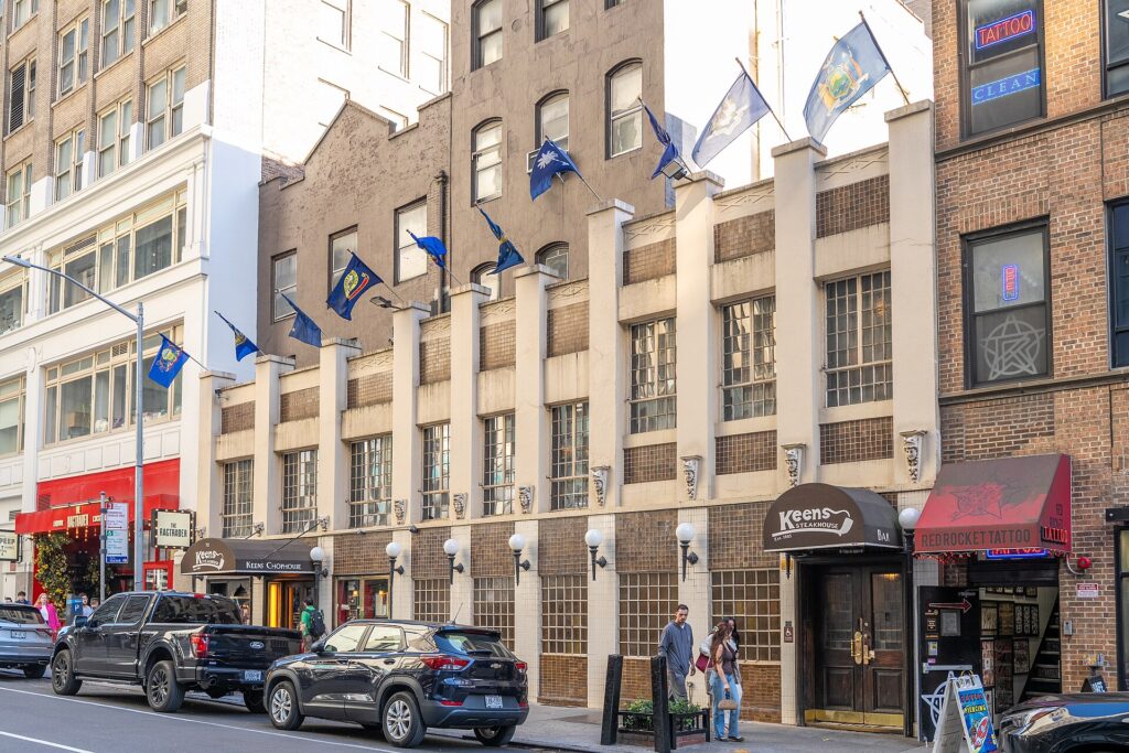 Keens Steakhouse In New York City, New York