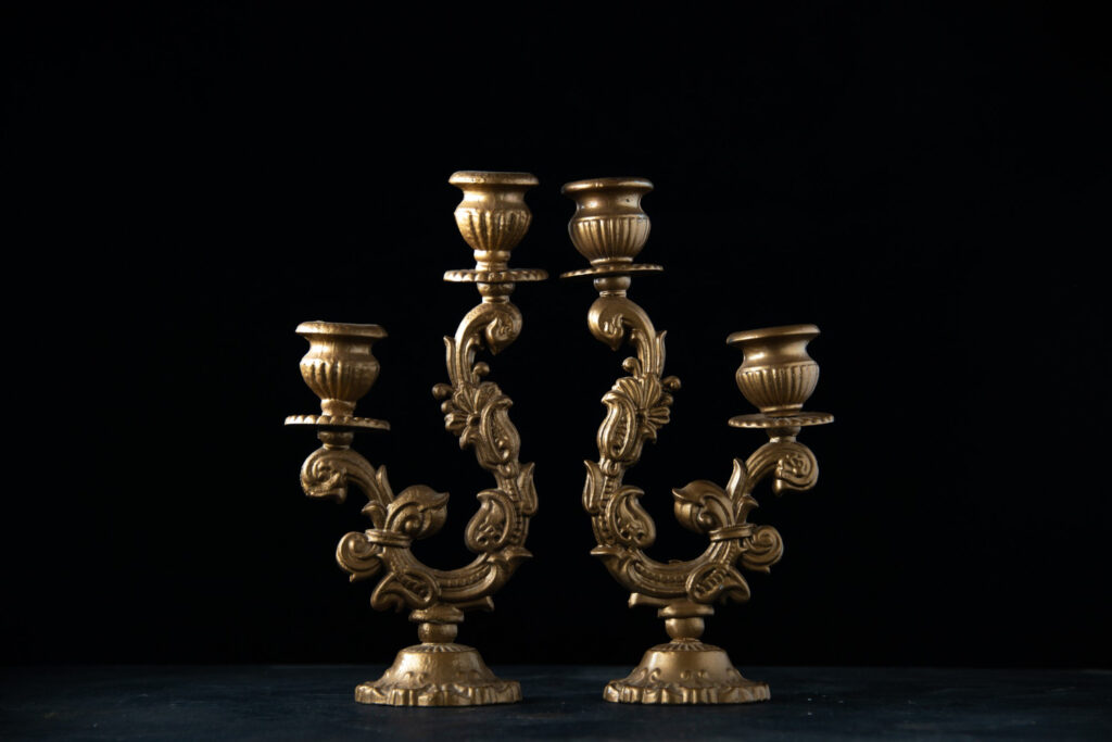 Art Deco 1940s Copper-Plated Bookends