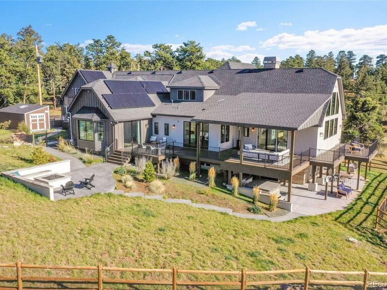 Stunning $3.5M Redesign Home in Evergreen, Colorado with Sweeping Mountain Views, Luxurious Amenities, and Smart Home Features