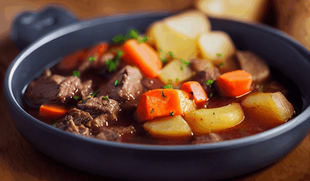 Slow-Cooker Beef Stew with Root Vegetables