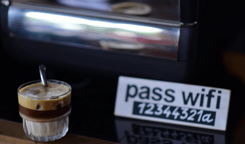 Sharing the Wi-Fi Password Discreetly