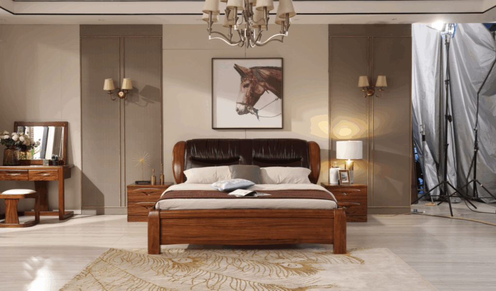 Decoupage Nightstands with Ring Marks