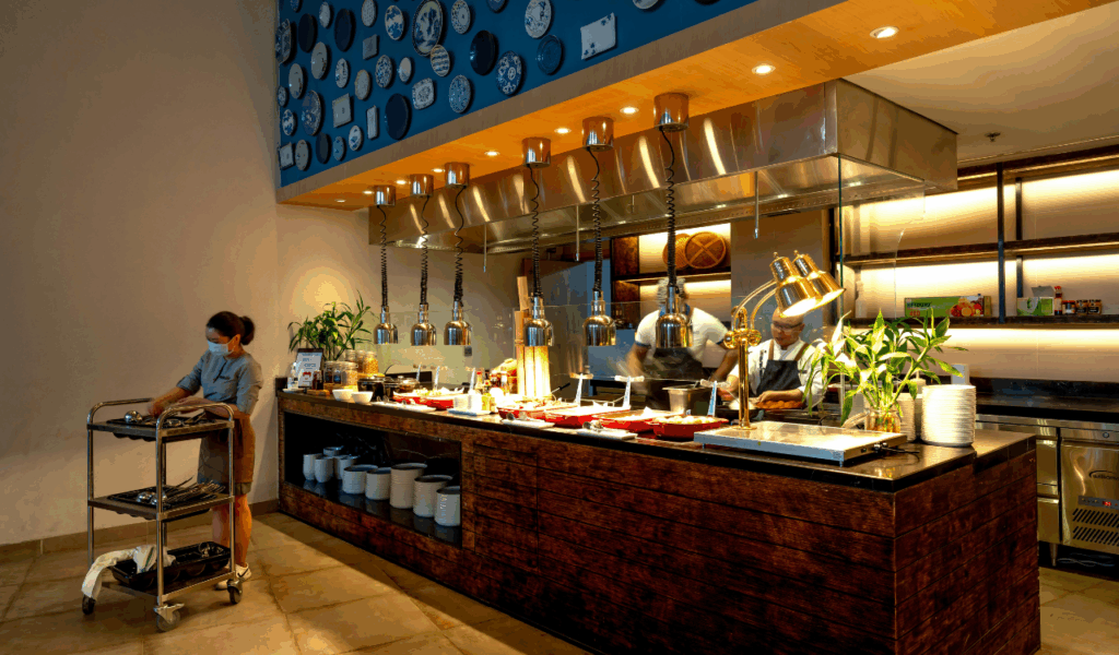 The Kitchen Cart with Decoupage Shelves