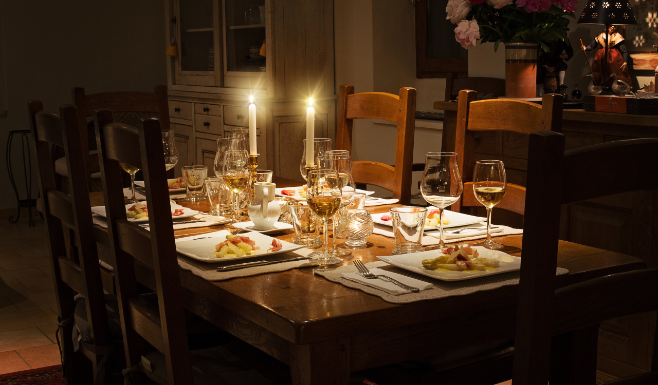 The Paper-Topped Dining Room Table