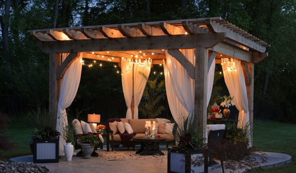 Covered Oak-Shaded Patios