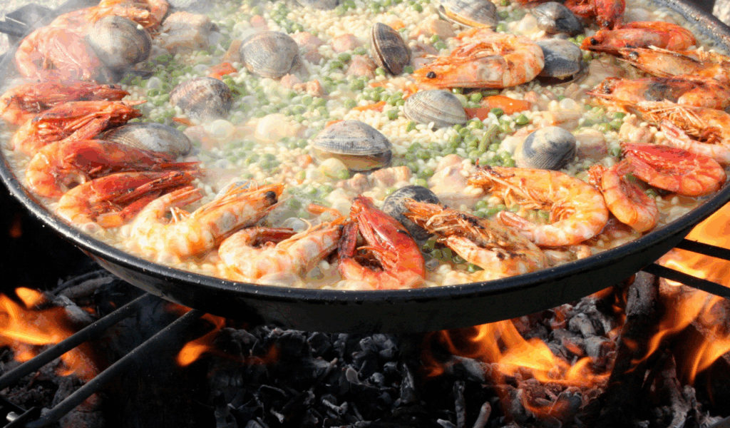 Individual Seafood Paella with Saffron