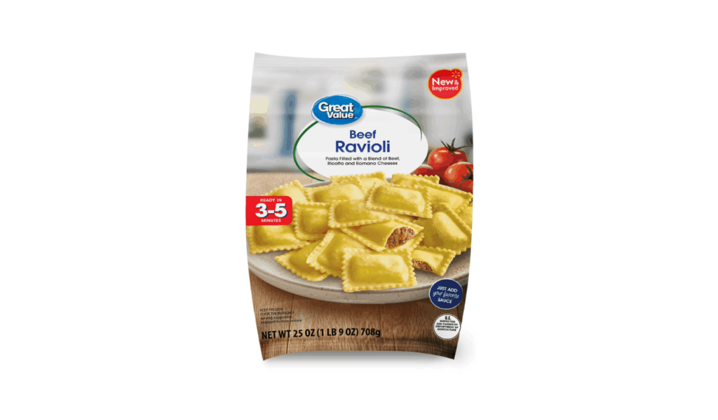 Great Value Beef Ravioli