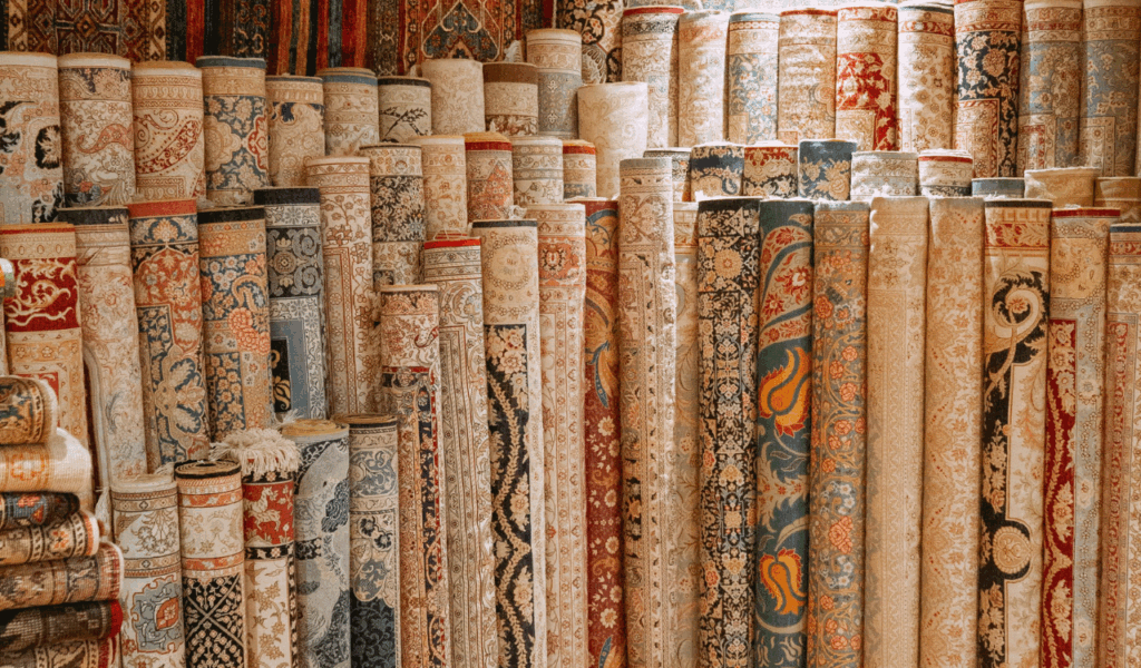 Hand-Knotted Wool or Silk Rugs