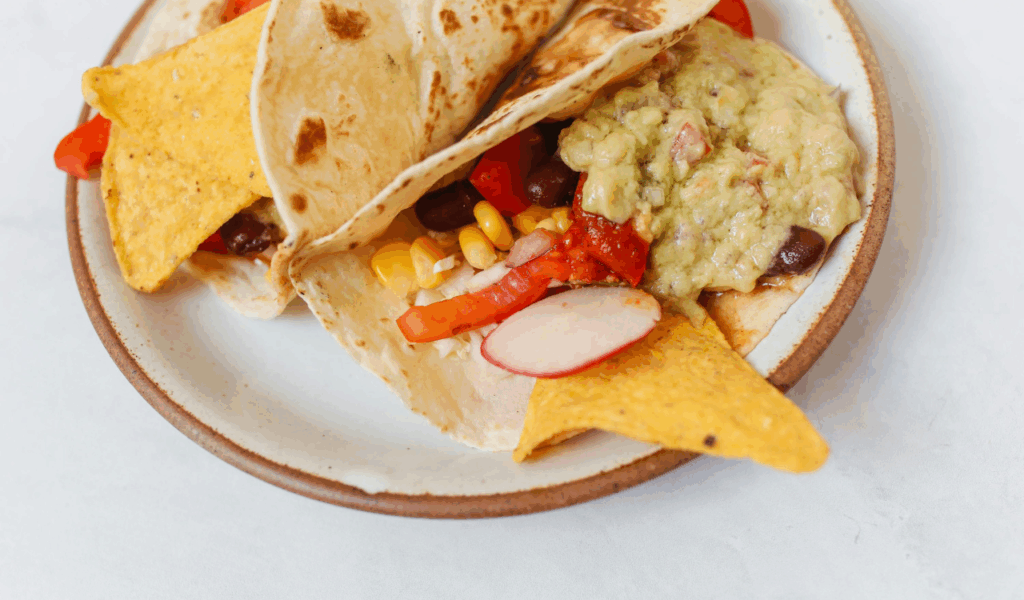 Breakfast Burritos with "Crispy" Potatoes Inside