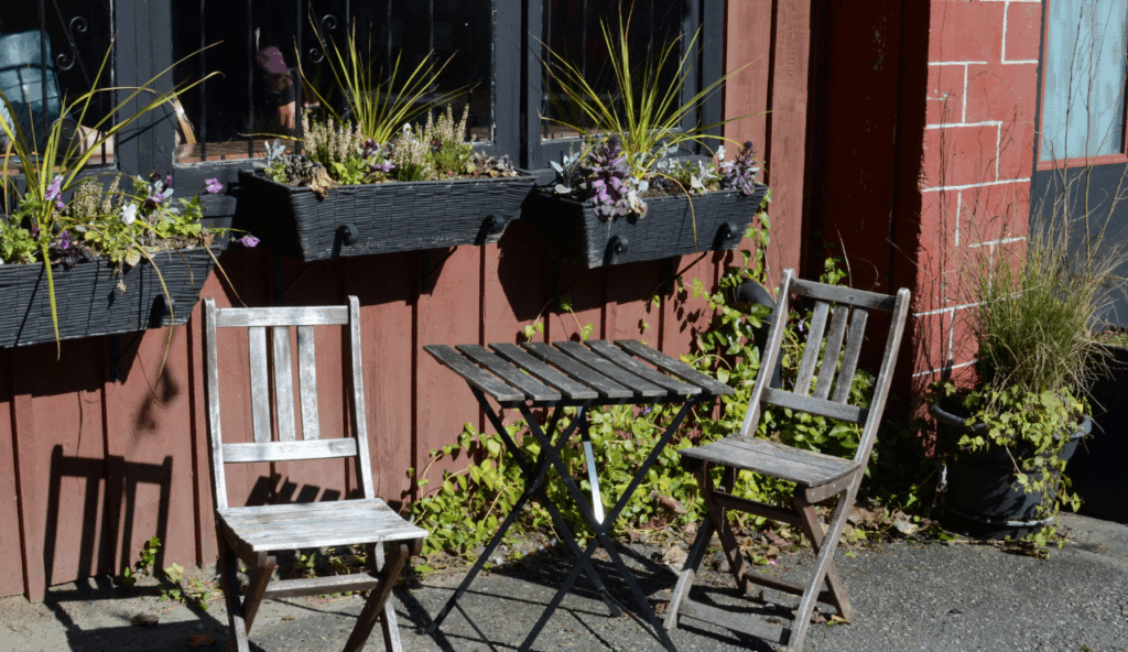The “Tropical Bistro Set” from Big Box Stores