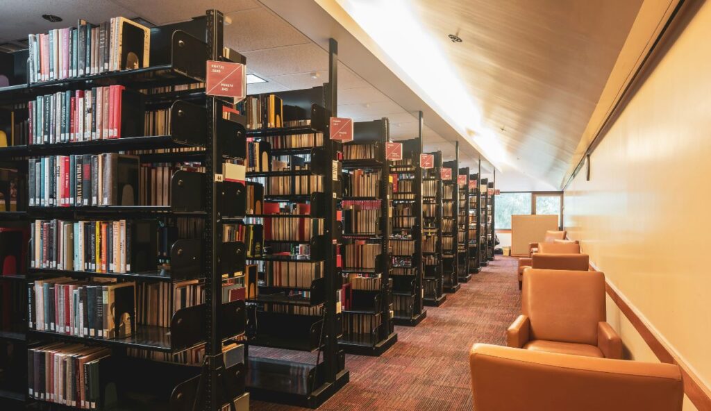 Veneered Bookcases with Unsupported Spans