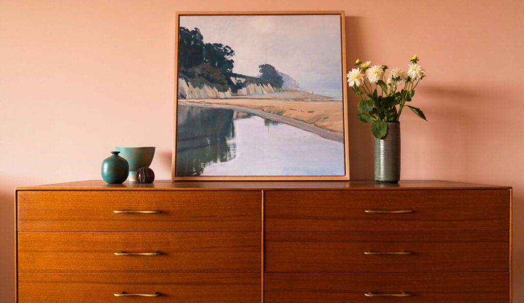 Replica Credenzas with Spray-On Finishes