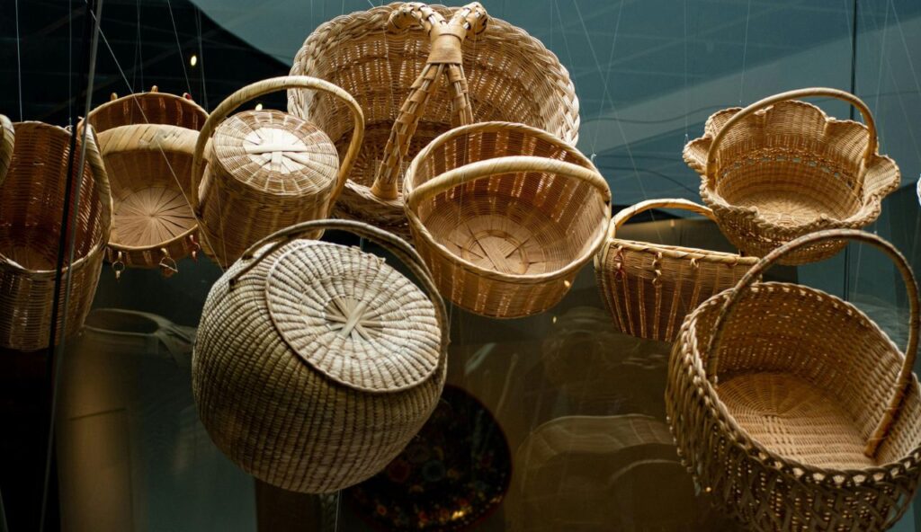 Decorative Hyacinth Fiber Baskets