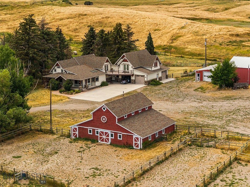 Unique $4M Equestrian Estate in Montana Featuring Indoor Riding Arena, Two Historic Barns, and Views of the Spanish Peaks