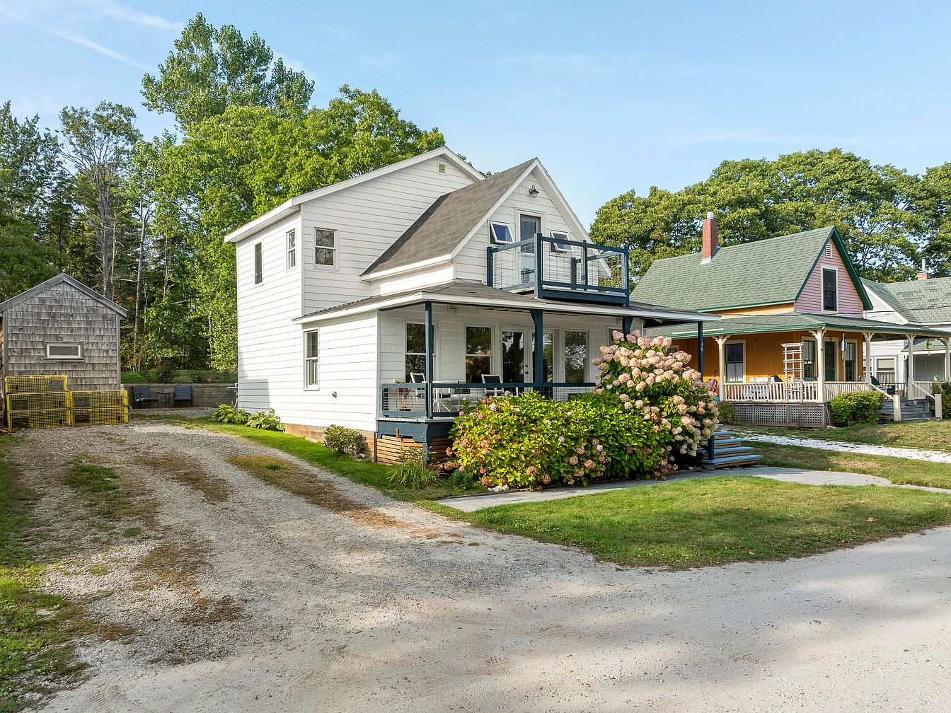 Experience Waterfront Serenity in a 1903 Cottage in Brunswick, Maine With Private Dock, Radiant Morning Light, and Modern Updates