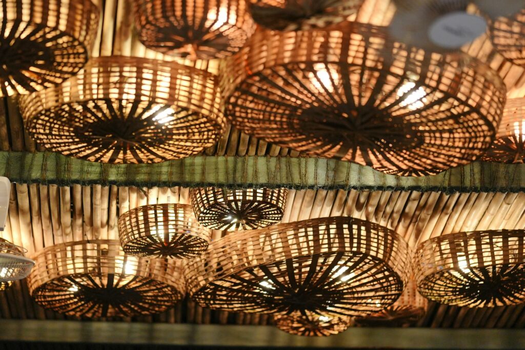 Intricately Woven Lamps With Hidden Mold Risks