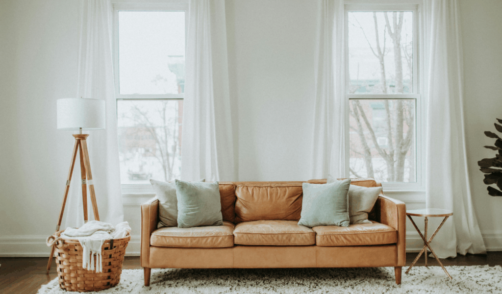 The Tripod Floor Lamp with Oversized Shade