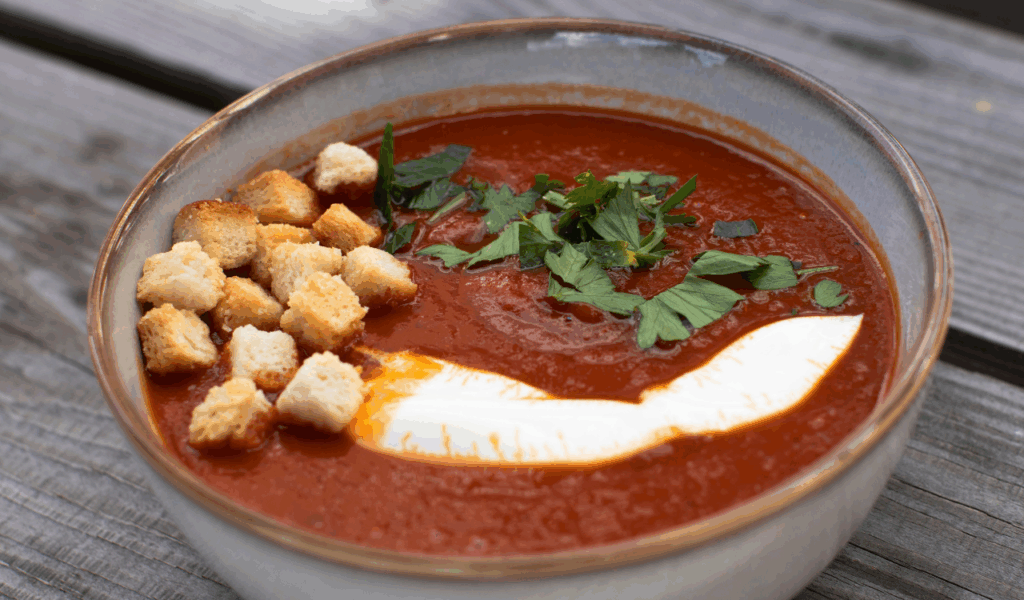 Classic Tomato Soup and Grilled Cheese