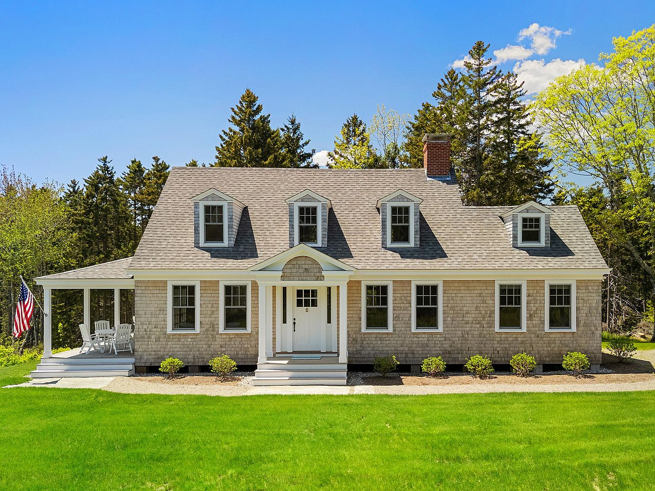 1922 Cape-Style Home in Lincolnville, Maine, With Panoramic Penobscot Bay Views, 800 Feet of Private Beach, and 35 Acres