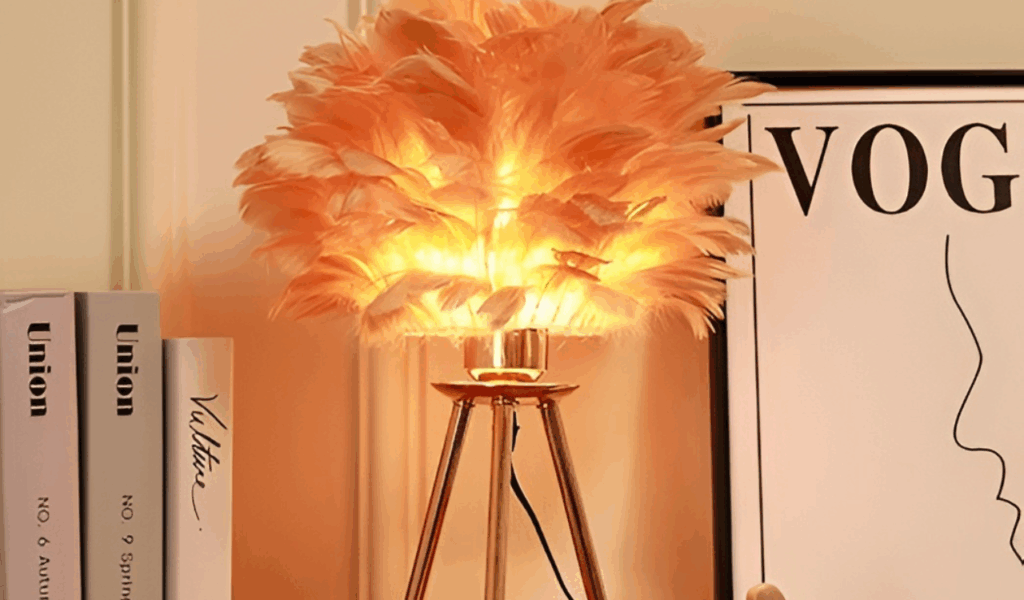 The Multi-Tiered "Tiered Cake" Feather Lamp
