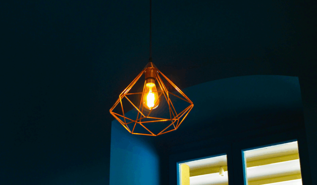 Geometric Punched Metal Pendants