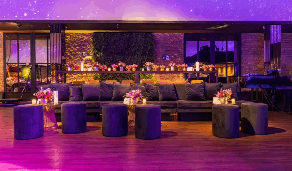 Velvet-Wrapped "Bucket" Style Stools