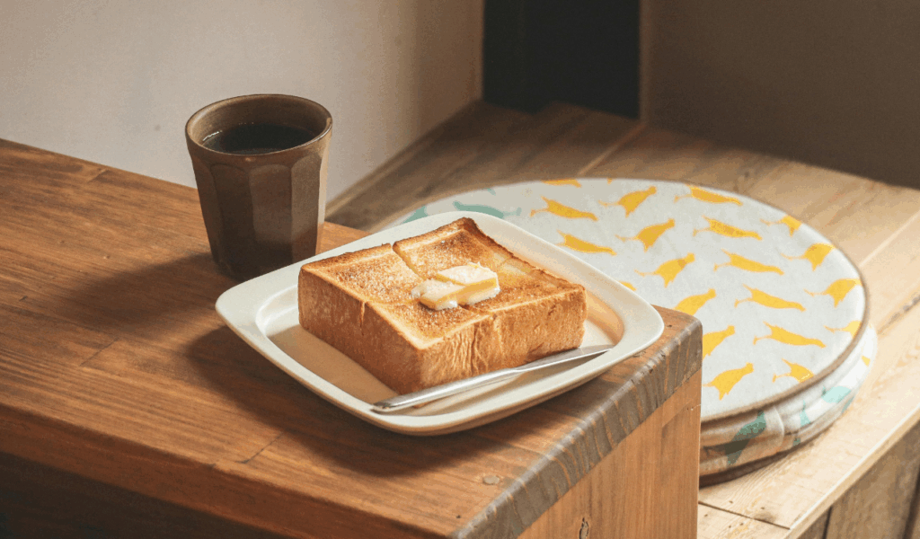 Toast with Generous Butter and Jam