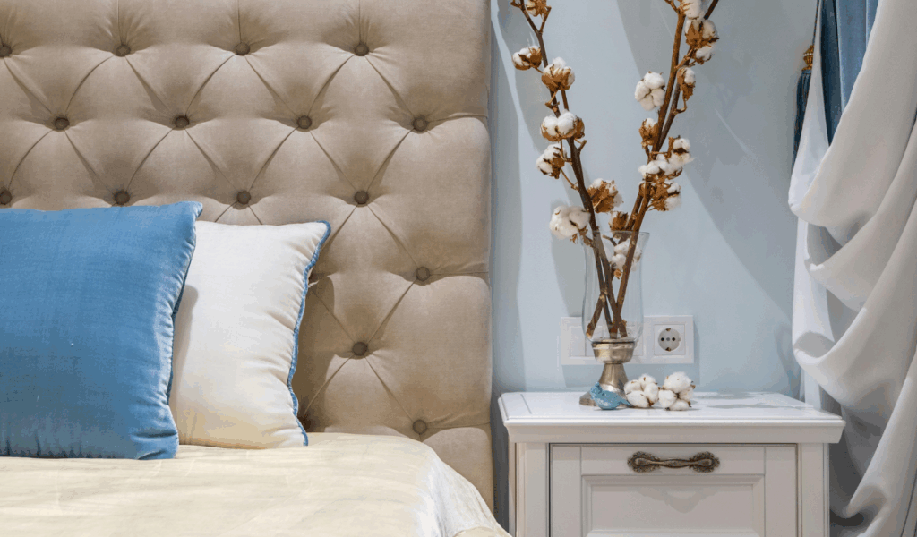 The Budget Faux-Linen Panel Bed