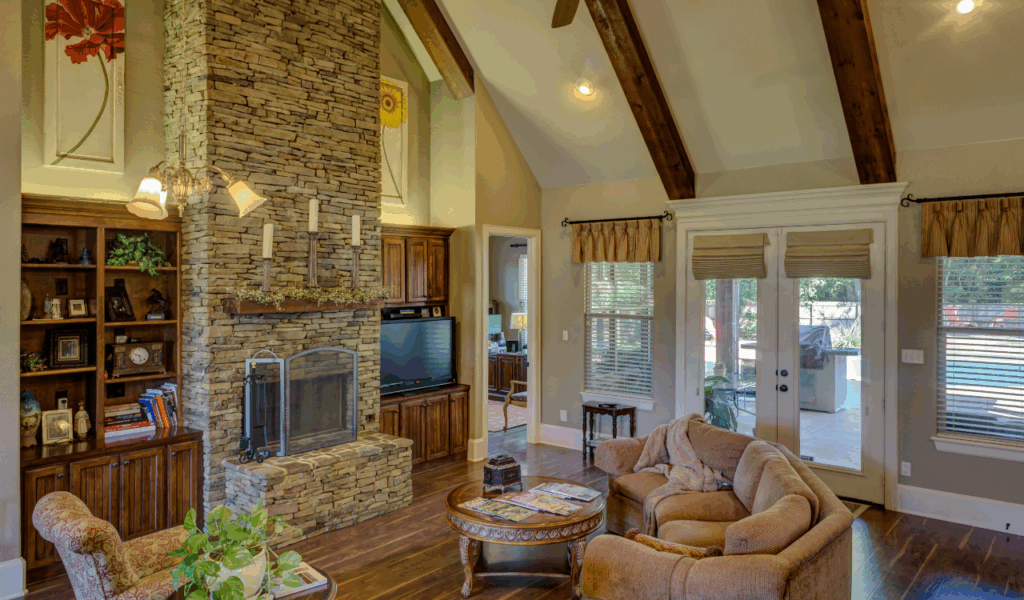 10 Faux Fireplace Mantels That Look Cheaper Than Real Brick