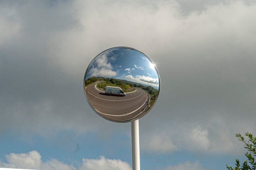 Mirrors With Convex or Concave Panels