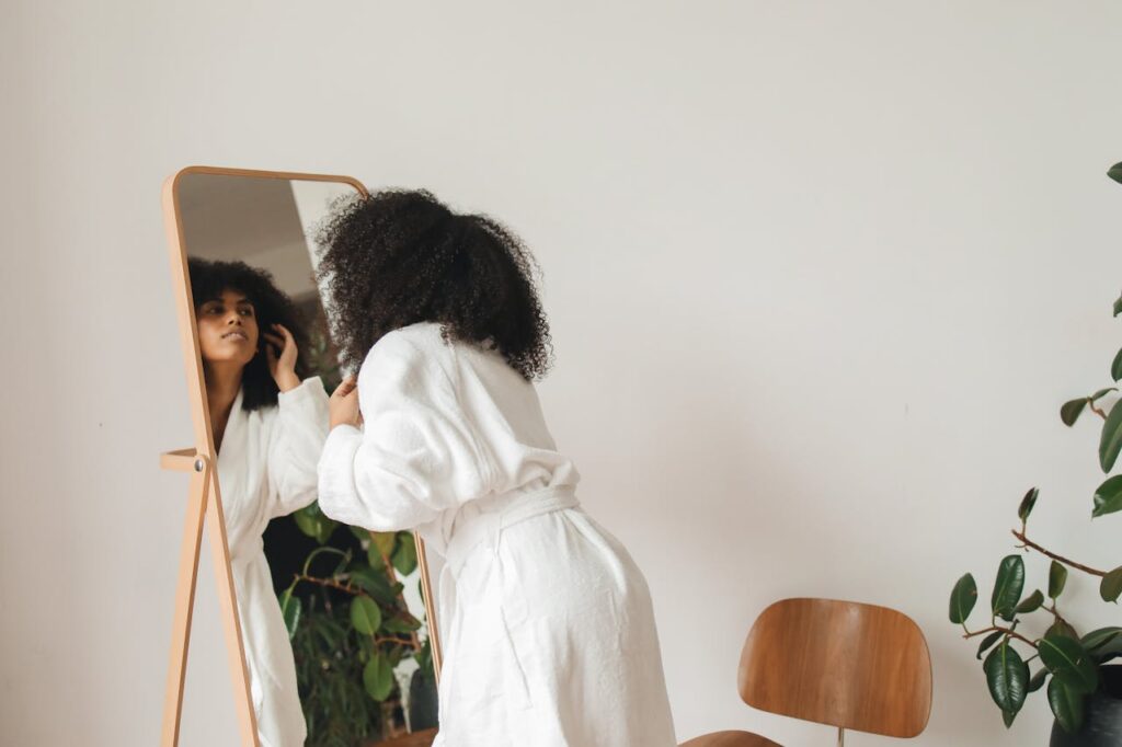 Tilted or Angled Oversized Mirrors