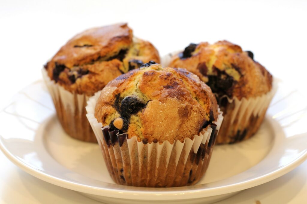 Muffins Maintain Moistness When Frozen