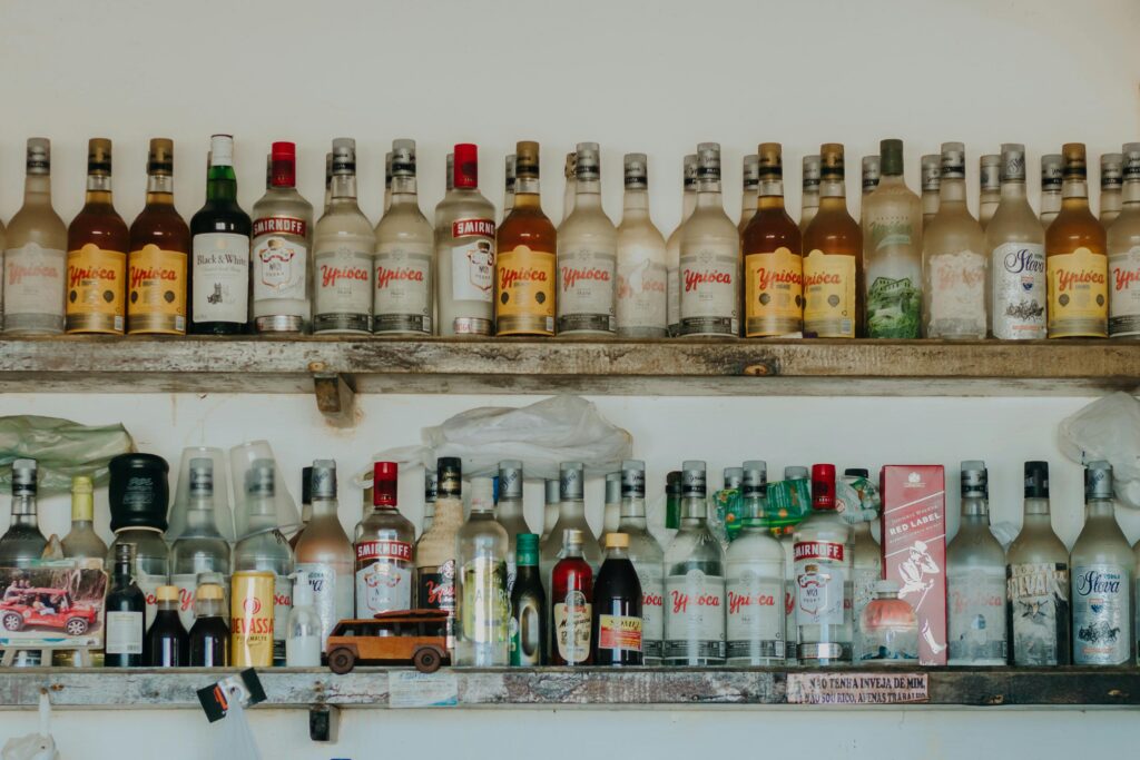 A flight of craft beers on a bar counter, showing local brewery flavors now enjoyed by fans across the country